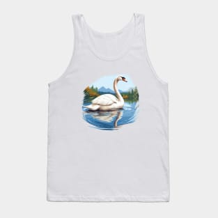 White Swan Tank Top